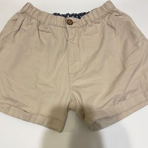 SOLD - Chubbies tan cargo Shorts